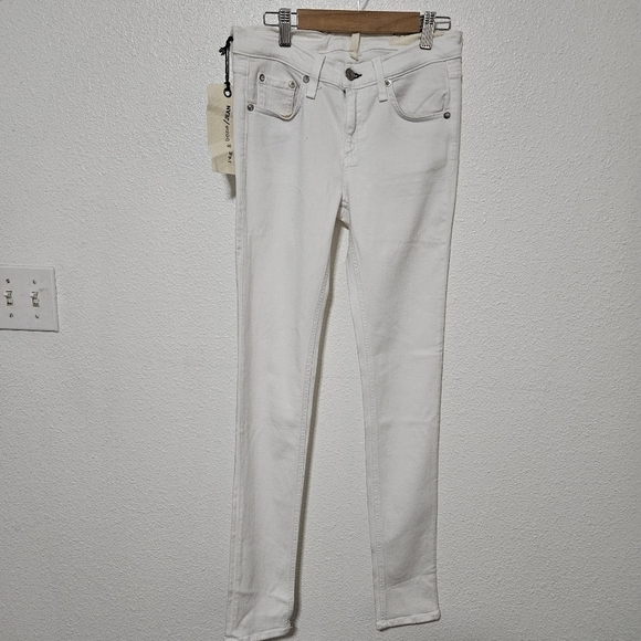 Rag and Bone bright white skinny jeans size 26 - Picture 9 of 15